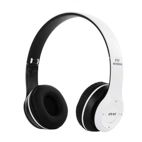 P47 WIRELESS BT HEADPHONES (MP3/FM/CALL)