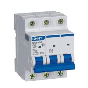 Chint Miniature Circuit Breaker 3-Pole Type C 6kA - NXB-63H