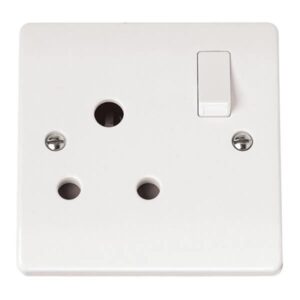 Click Mode 15A Round Pin Switched Socket Outlet