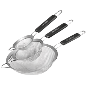 Decakila 3 Pieces Stainless Steel Fine Mesh Strainer - KMTT146M