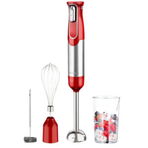 Decakila 5 in 1 Cordless Hand Blender Set 100W - KMJB021R & KMJB021B