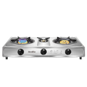 Decakila Triple Burner Table Top Gas Stove - KMGS014M