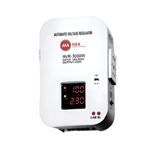 H&A 3000W Digital Wall-Mounted Voltage Regulator Stabilizer - H&A-WM-3000W