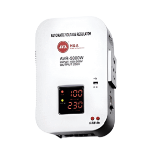 H&A 5000W Digital Wall-Mounted Voltage Regulator Stabilizer - H&A-WM-5000W