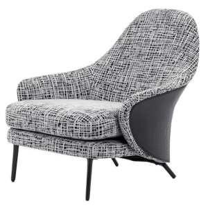 Angie Fabric Modern Armchair