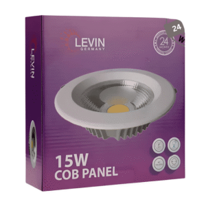Levin LED 165mm Cob Panel Warm Light - 15W