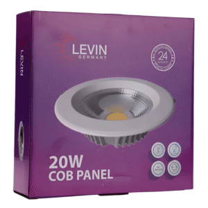 Levin LED 200mm Cob Panel Warm Light - 20W