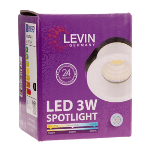 Levin LED 30mm 4000K Mini Spot Warm White Light - 3W