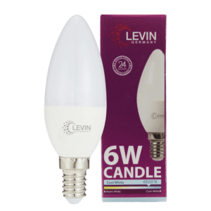 Levin LED C37 Candle bulb Warm Light - 6W