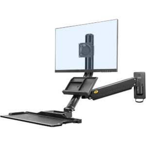 NB North Bayou Strut Sit & Stand Monitor TV Wall Mount Bracket Laptop Workstation - MC32-B