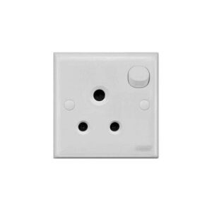 Schneider 15A Single Switched Socket - E30 Series