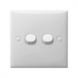 Schneider 2 Gang 2 Way Switch - E30 Series