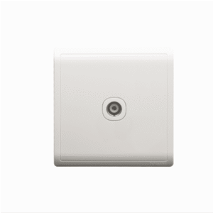 Schneider Pieno 1 Gang Coaxial TV Socket
