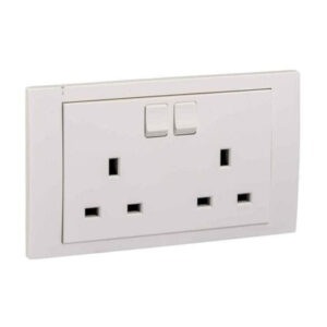 Schneider Vivace 13A Double Switched Socket