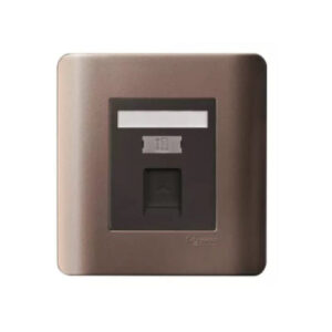 Schneider Zencelo 1 Gang Telephone Socket With Shutter