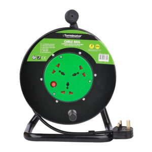Terminator 3-Way Universal Extension Reel Socket with Heat Protector 25M - TER 3UM-25M