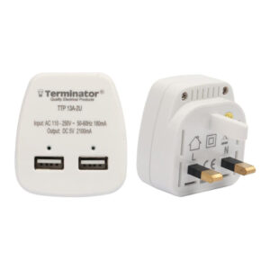 Terminator Dual USB Charger 13A - TTP 13A-2U