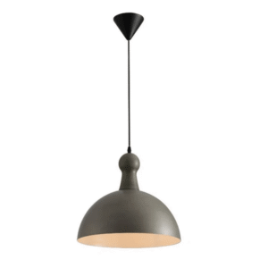 Antique Grey Brass Dome Metal  E27 Pendant Ceiling Light - D380