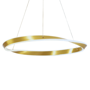 Artistic Arc LED Pendant Full Bent Ring Ceiling Light - D450/D650