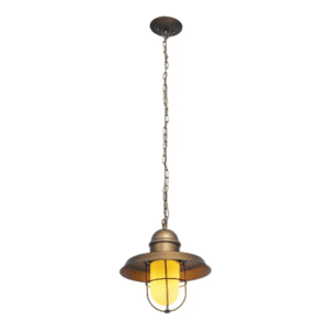 Bronze Metal Opal Step Tube Glass E27 Pendant Ceiling Light