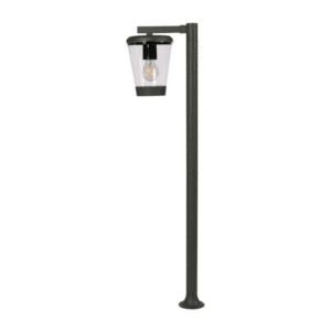 Cavado Dark Grey Outdoor Pathway Bollard Lawn Light - 40W