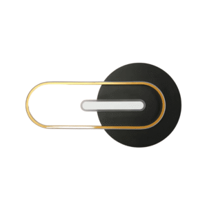 Chic Black Eclipse LED Wall and Ceiling Light - 33W