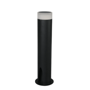 Cortez Black Outdoor Garden Bollard Post Pathway Light - 10W
