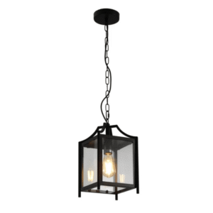Cube Retro Traditional Lantern E27 Pendant Ceiling Light