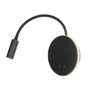 Gooseneck Black Reading Cove Ambient Bedside 4000K LED Wall Light