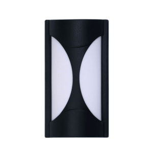 Hourglass Black Plastic LED Outdoor Wall Light - 24W