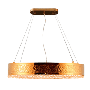 Island Ball Crystal Gold Metal E14 Chandelier Ceiling Light - D600mm