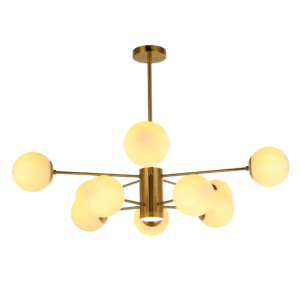 Luminary Opal 10 Globe Dual LED Illumination Chandelier