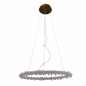 Modern Quartz Round Chandelier Ceiling Light with Built-in LED 150W