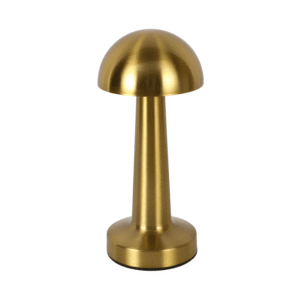 Rechargeable Steel Mushroom Table Lamp - 1.5W